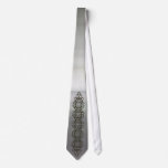 Metal Texture Celtic Strip Tie