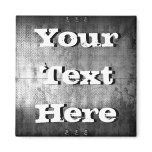Metal Urban Grunge Magnet