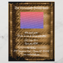 metalbound multiphoto gig full color flyer