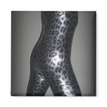 Metalic Leopard Zentai 1 Magnet