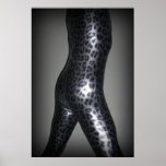 Metalic Leopard Zentai 1 Poster
