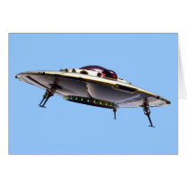 Metalic UFO Card