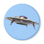 Metalic UFO Magnet