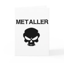 Metaller Greeting Card