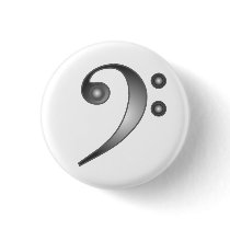 Metallic Bass Clef