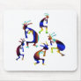 Metallic Blue Kokopelli Mouse Mats