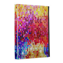 Metallic Colourful Sequins Look-Disco Ball Pattern iPad Case