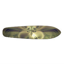 Metallic Flower Skate Board Decks