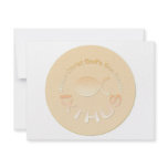 Metallic IXTHUS Christian Fish Symbol invitations
