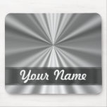 Metallic looking silver mouse mats