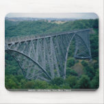 Metallic railway bridge, Viaur River, France Mouse Pads