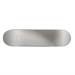 Metallic Silver Skateboard