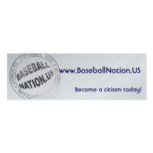Metallic Skinny Cards - BaseballNation Business Card