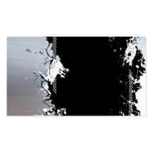 Metallic Splatter Background Business Card Templates