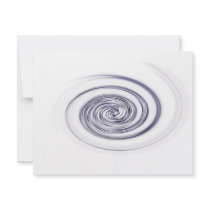 metallic swirl custom announcements