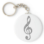 Metallic Treble Clef