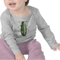 Metallic Wood-Boring Beetle Tee Shirts