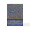 Metallica Circles and Tread Thinking of You cards
