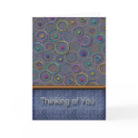 Metallica Circles and Tread Thinking of You cards
