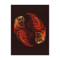 Metamorphosis Abstract Art Postcard
