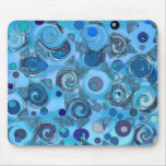 metamorphosis blue - Abstract mousepads