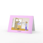 Metaphysics Lab Classic Cartoon Greeting Card