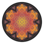 metatron cube star mandala sticker