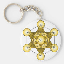 Metatron's Cube Keychain