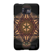 Metatron's Cube - Sacred Geometry Symbol Samsung Galaxy SII Cover