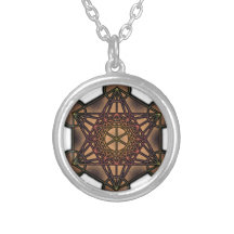 Metatron's Cube - Sacred Geometry Symbol Personalized Necklace