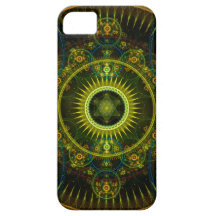 "Metatron's Magick Wheel" - Fractal Art Case For The iPhone 5