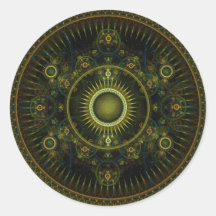 Metatron's Magick Wheel - Fractal Sticker