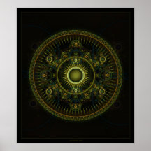 Metatron's Magick Wheel Print