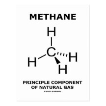 Methane Principle Component Of Natural Gas Postcard