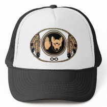 Metis First Nations Cap Pride Rebellion Flag Cap Trucker Hat