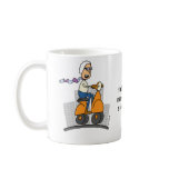 metro dude on scooter mugs