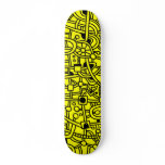Metropolis II - Black on Yellow skateboards