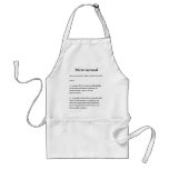 Metrosexual defined aprons