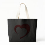 Meu Coracao II Bag (red on dark)