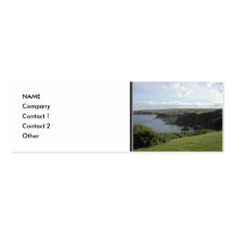 Mevagissey. Cornwall. Scenic coastal view. Business Card