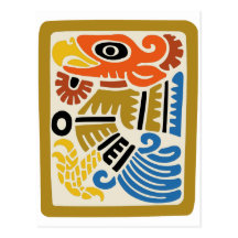 Mexican Aztec Eagle Post Cards
