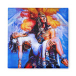 Mexican Aztec Legend Iztaccihuatl Popocatepetl Fridge Magnet