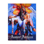 Mexican Aztec Legend Iztaccihuatl Popocatepetl postcards