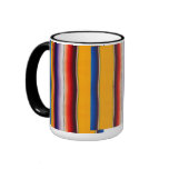 Mexican blanket mug saffron yellow mugs