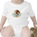 Mexican Coat of Arms for Baby t-shirts