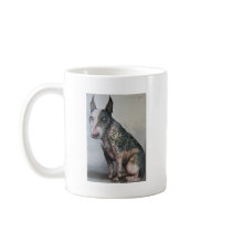 Mexican day of the dead bull terrier mugs
