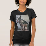 Mexican day of the dead bull terrier t-shirts
