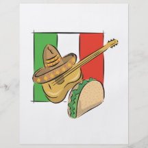 Mexican Flag Flyer Design