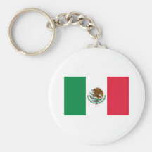 Mexican Flag Keychain