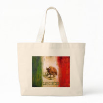 MEXICAN FLAG - MEXICO STYLE CANVAS BAGS